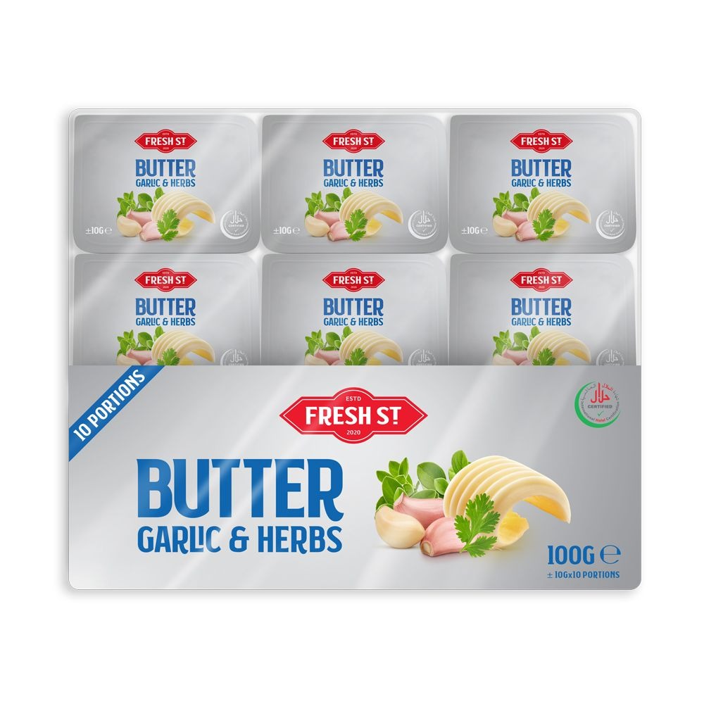 Fresh St Butter & Garlic Herb 10Gm X 10