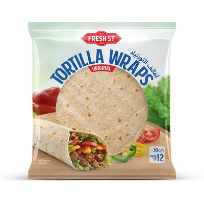 Fresh Street Tortilla Wraps 30cm, 12-Pack