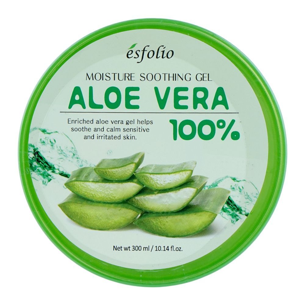 Esfolio 100% Aloe Vera Moisture Soothing Gel, 300ml