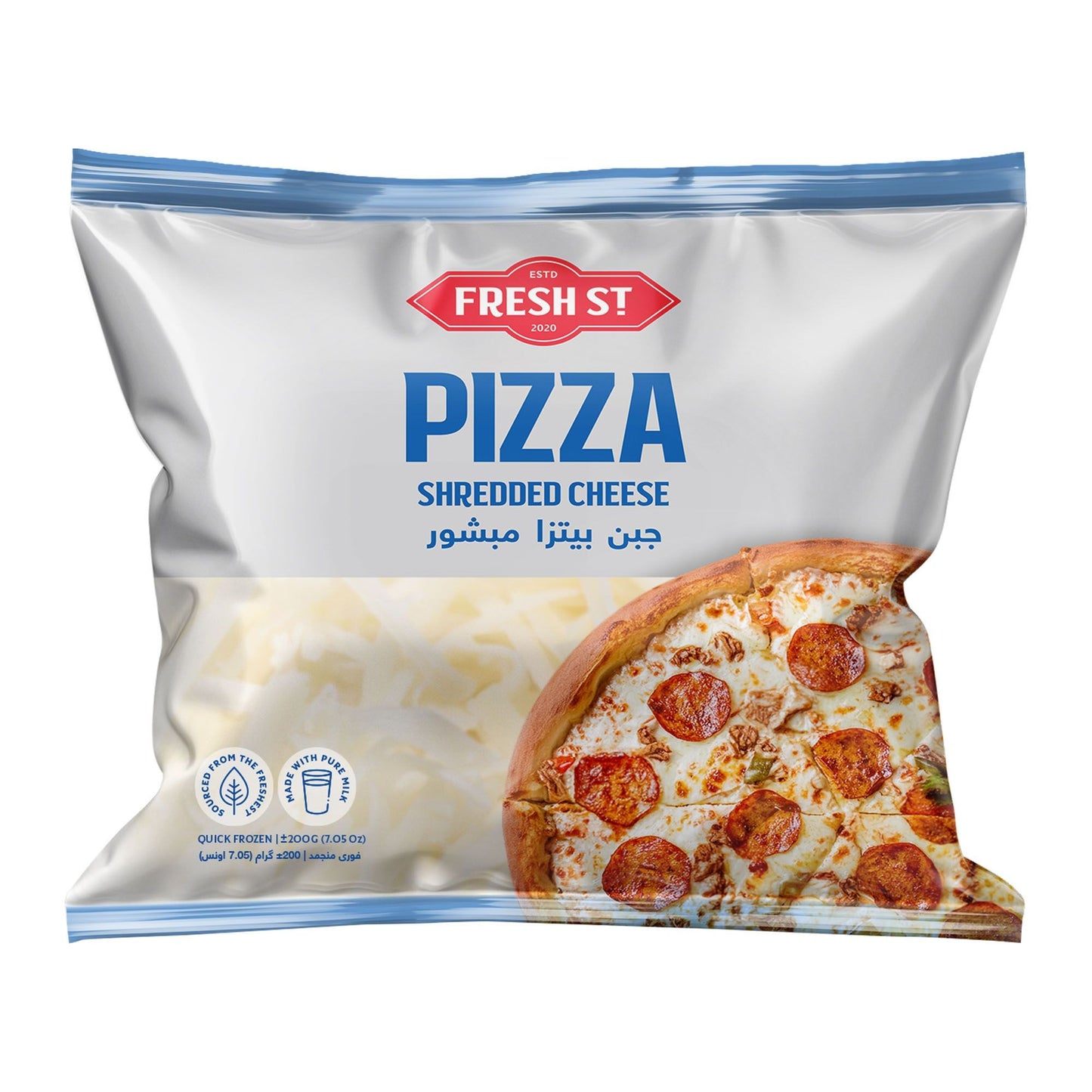 Fresh Street  Pizza Shredded Cheese 200 Gm