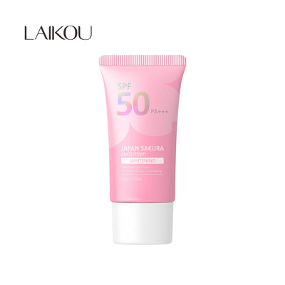Laikou Japan Sakura Whitening Sunscreen  UVA & UVB Protection  SPF50 PA+++ 50g  LK98988D