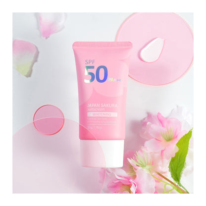 Laikou Japan Sakura Whitening Sunscreen  UVA & UVB Protection  SPF50 PA+++ 50g  LK98988D