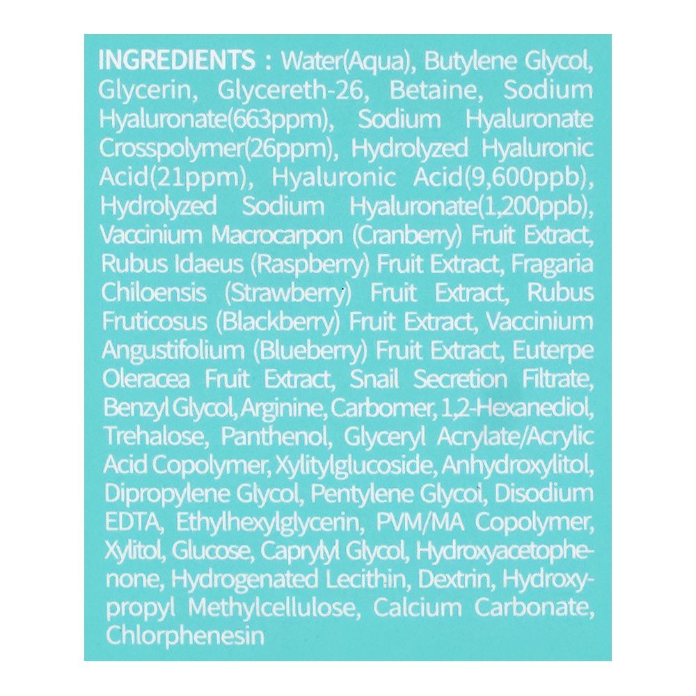 Esfolio Hyaluronic Acid Moisturizing Sodium Hyaluronate Ampoule, 30ml