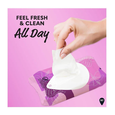 Summer's Eve Island Splash 5-In-1 Feminine Wipes  Island Splash  Vaginal Wipes  For All Types Of Skin  12-Pack