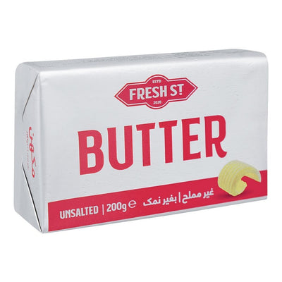Fresh St Butter Unsalted 200Gm