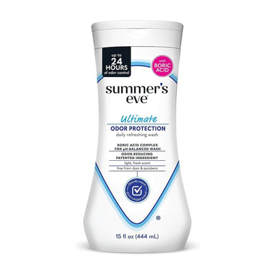 Summer's Eve Ultimate Odor Feminine Cleansing Wash  Dyes & Paraben Free  444ml