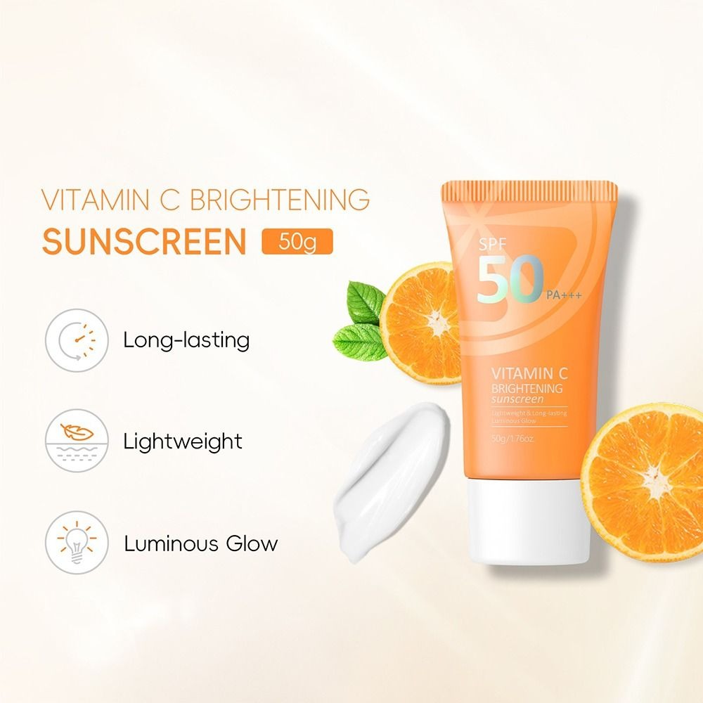 Laikou Vitamin-C Brightening Sunscreen  UV Protection  SPF50  PA+++  50g  LK99237A
