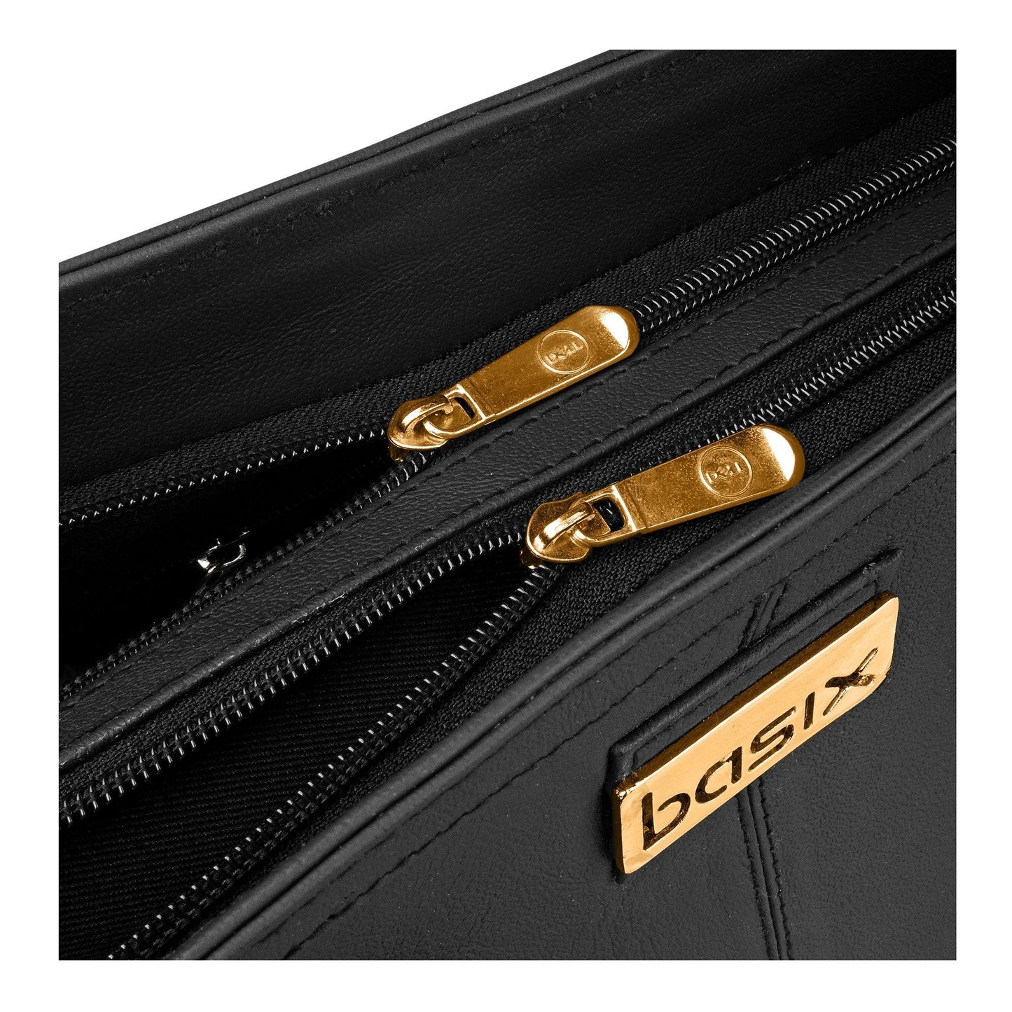 Basix Ladies Hand Bag  Black