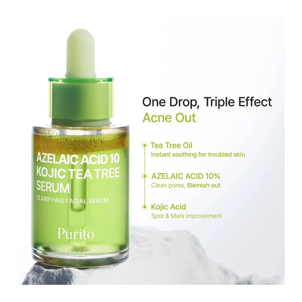 PURITO Azelaic Acid 10 Kojic Tea Tree Serum 30ml