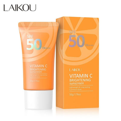 Laikou Vitamin-C Brightening Sunscreen  UV Protection  SPF50  PA+++  50g  LK99237A