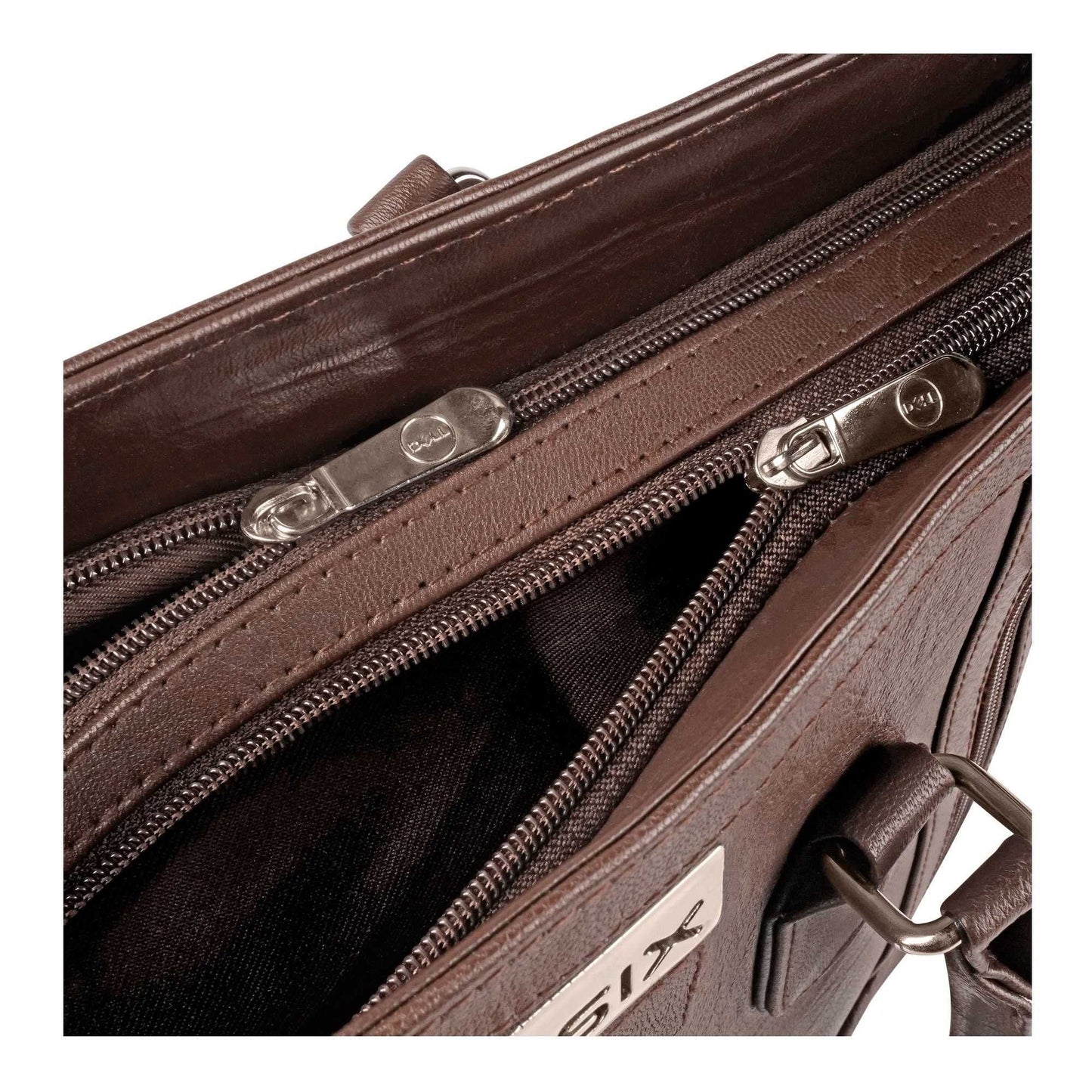 Basix Ladies Hand Bag  Brown