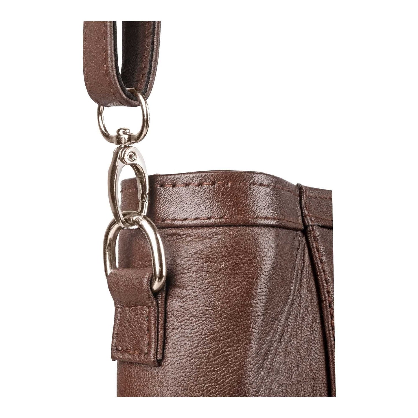 Basix Ladies Hand Bag  Brown