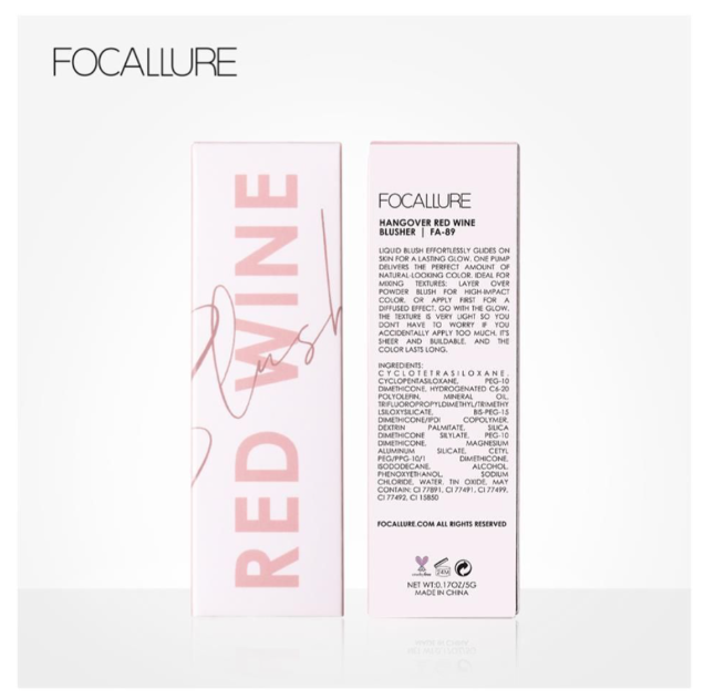 Focallure Hangover Red Wine Blusher B02 FA-89 #EN-FA-89-B02-2