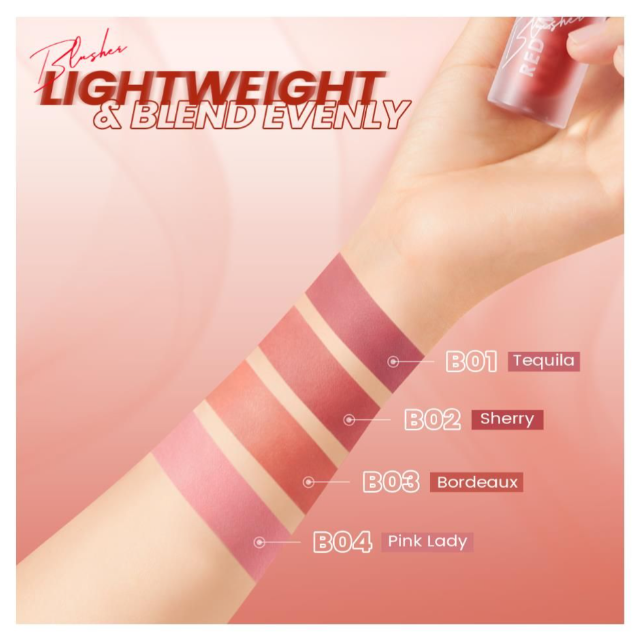 Focallure Hangover Red Wine Blusher B02 FA-89 #EN-FA-89-B02-2