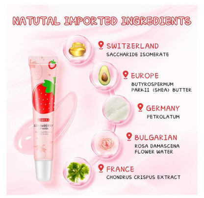 Laikou Strawberry Nourishing & Repairing Lip Mask, 18g