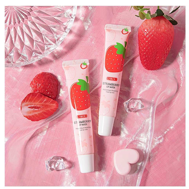 Laikou Strawberry Nourishing & Repairing Lip Mask, 18g