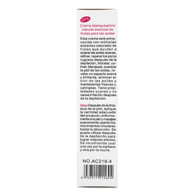 Aichun Beauty Whitening Cream For Sensitive Areas, Collagen & Milk Quick Whitening, 50ml