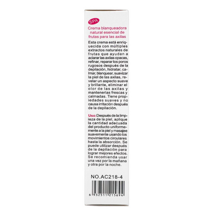 Aichun Beauty Whitening Cream For Sensitive Areas, Collagen & Milk Quick Whitening, 50ml